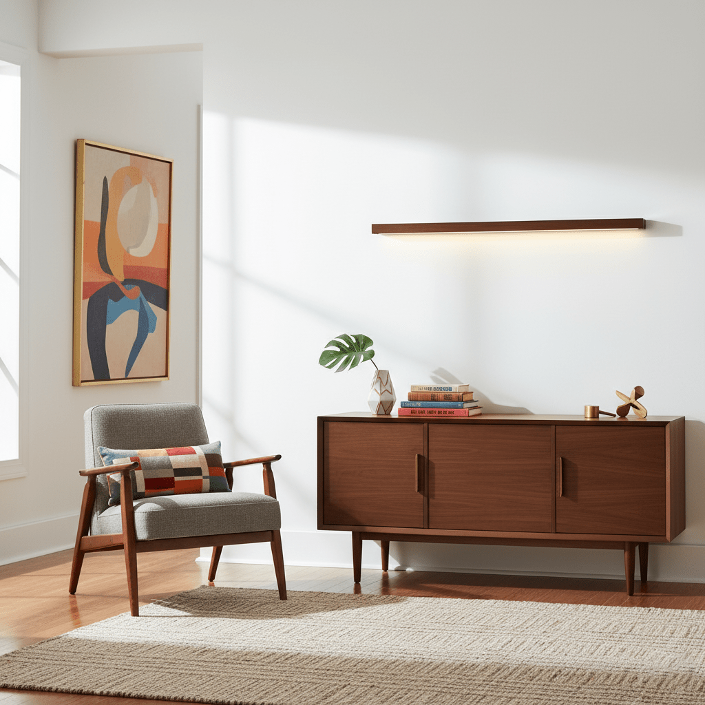 Theo | Wooden Wall Lamp Modern Minimalist Bedroom Hallway