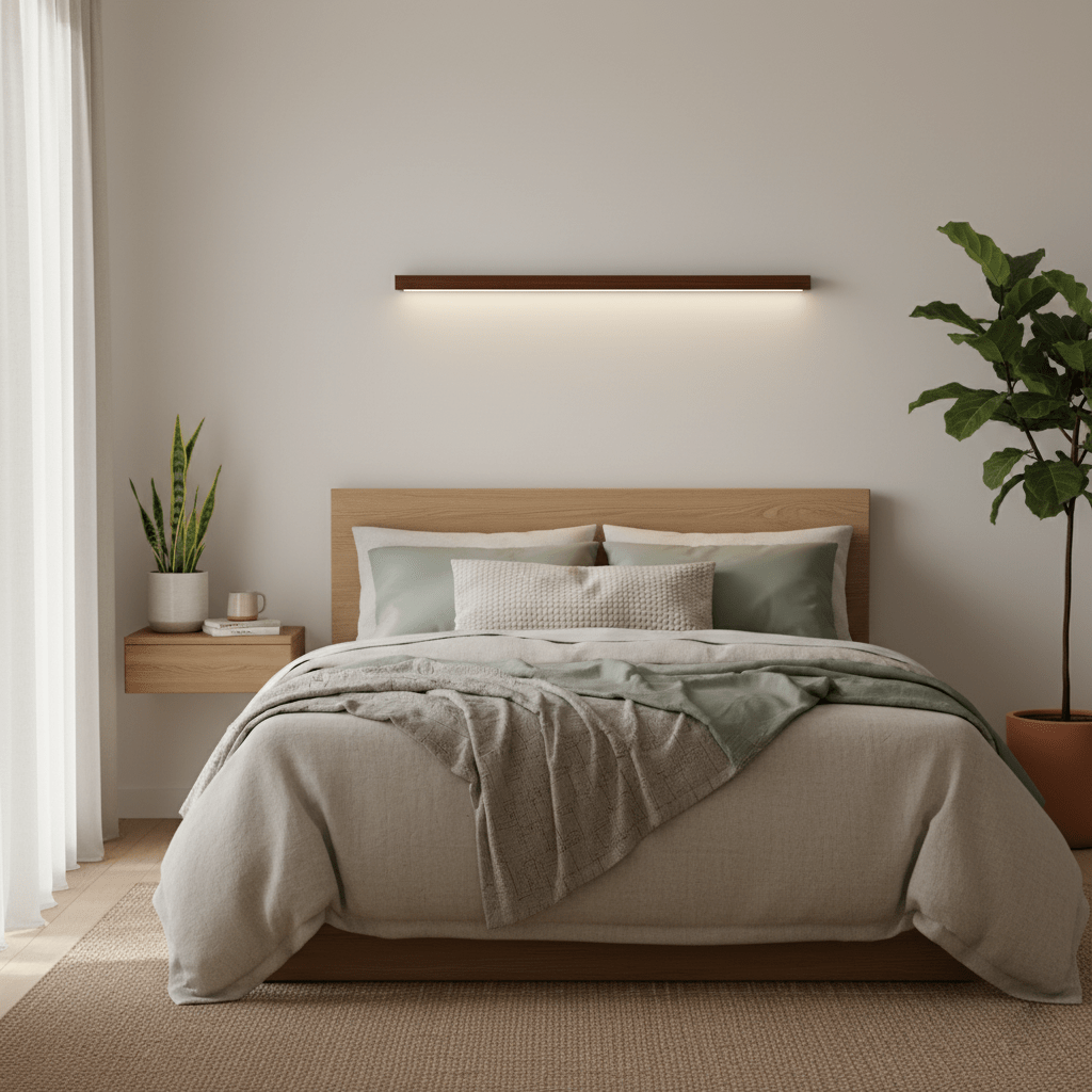 Theo | Wooden Wall Lamp Modern Minimalist Bedroom Hallway