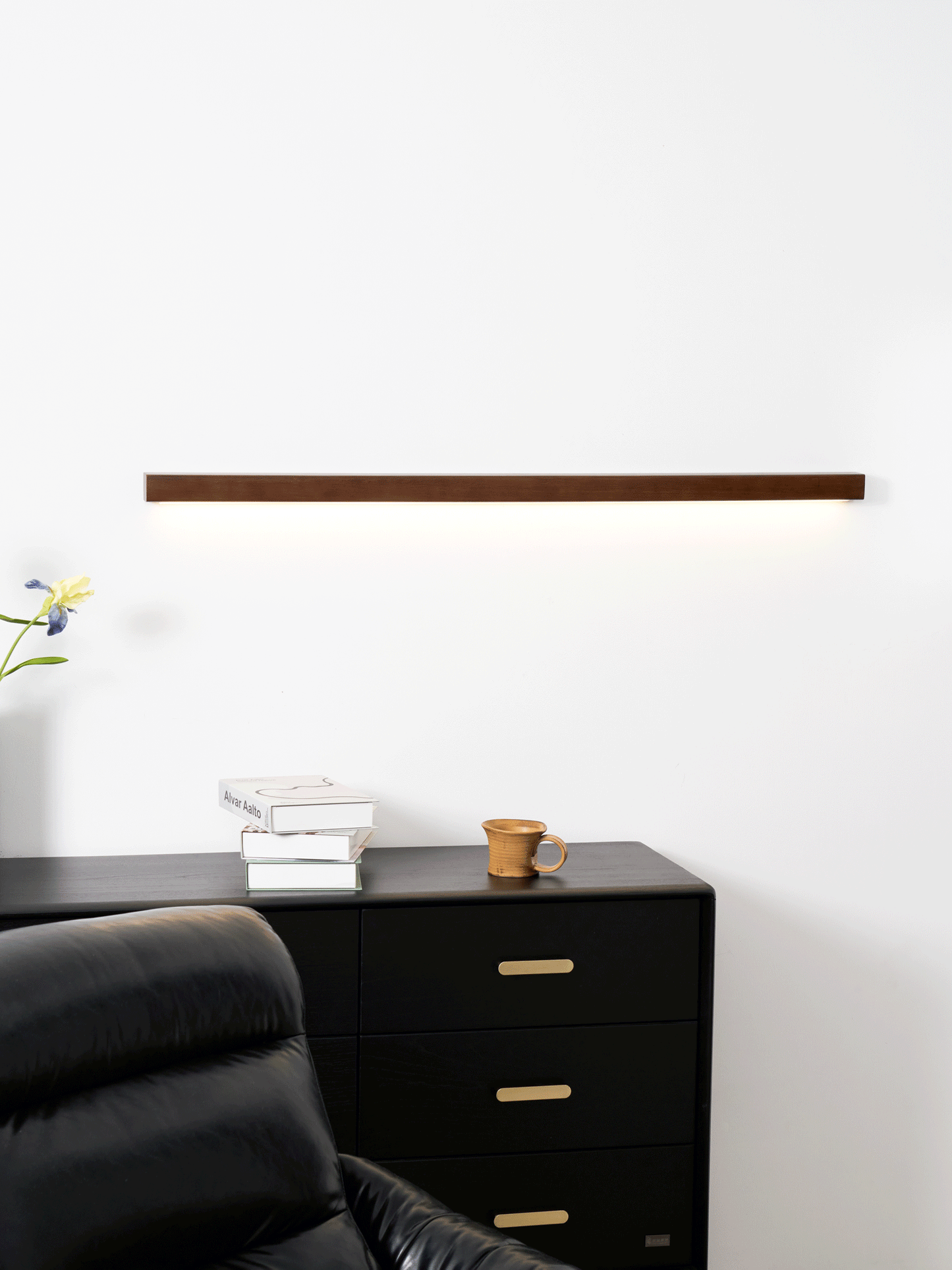 Theo | Wooden Wall Lamp Modern Minimalist Bedroom Hallway