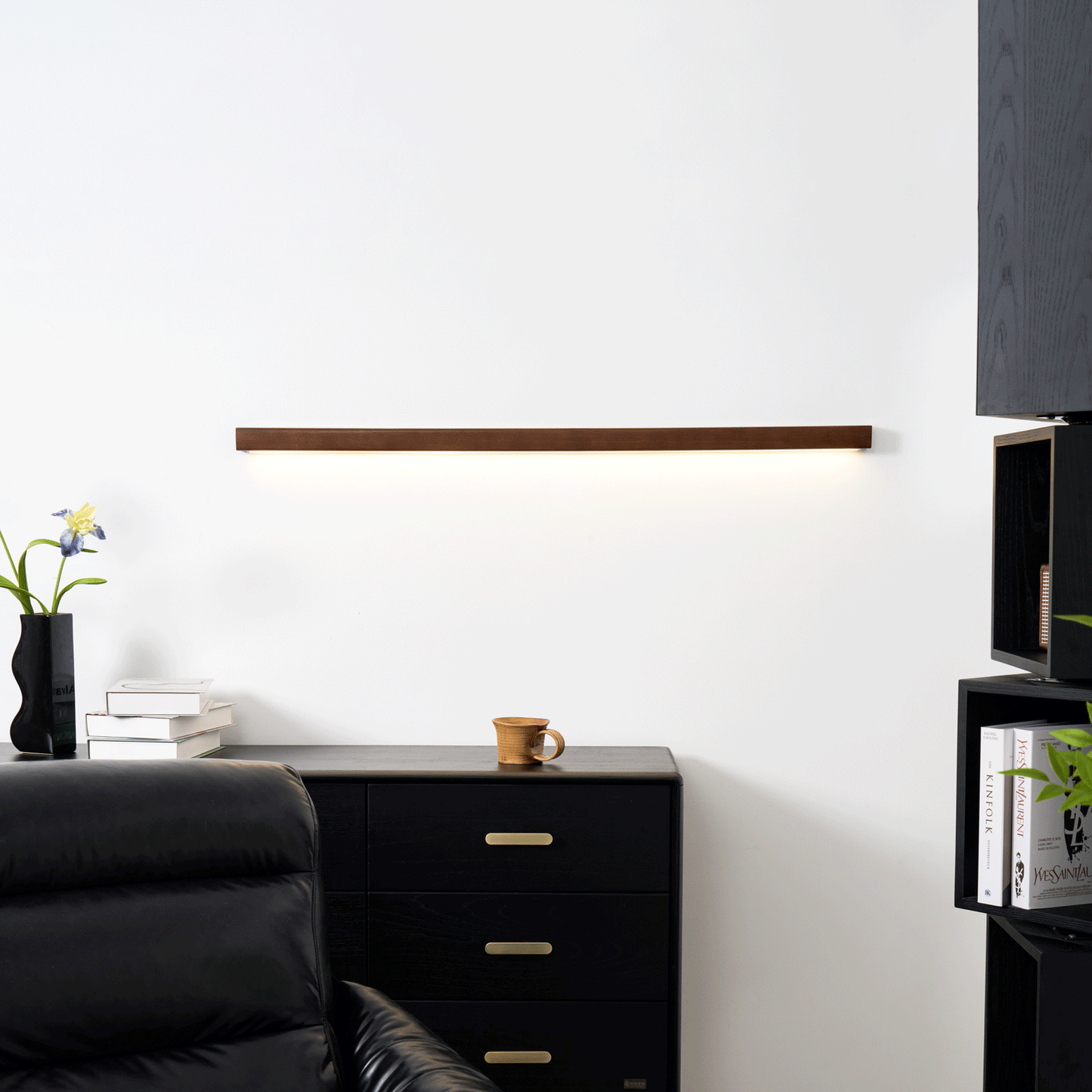Theo | Wooden Wall Lamp Modern Minimalist Bedroom Hallway