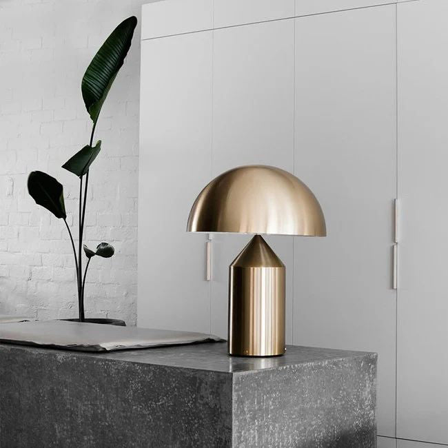 Calix | Metal Table Lamp Ambient Indoor Lighting for Nightstand Desk