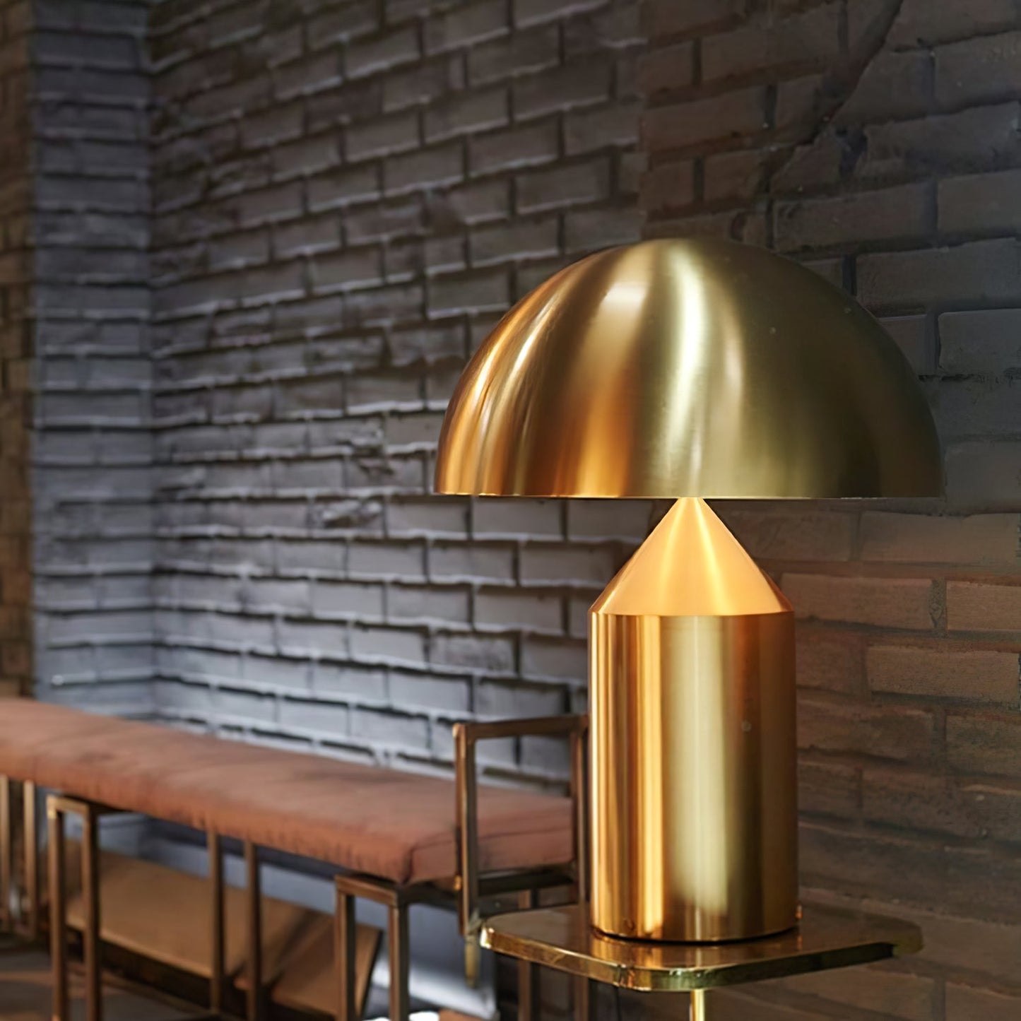 Calix | Metal Table Lamp Ambient Indoor Lighting for Nightstand Desk