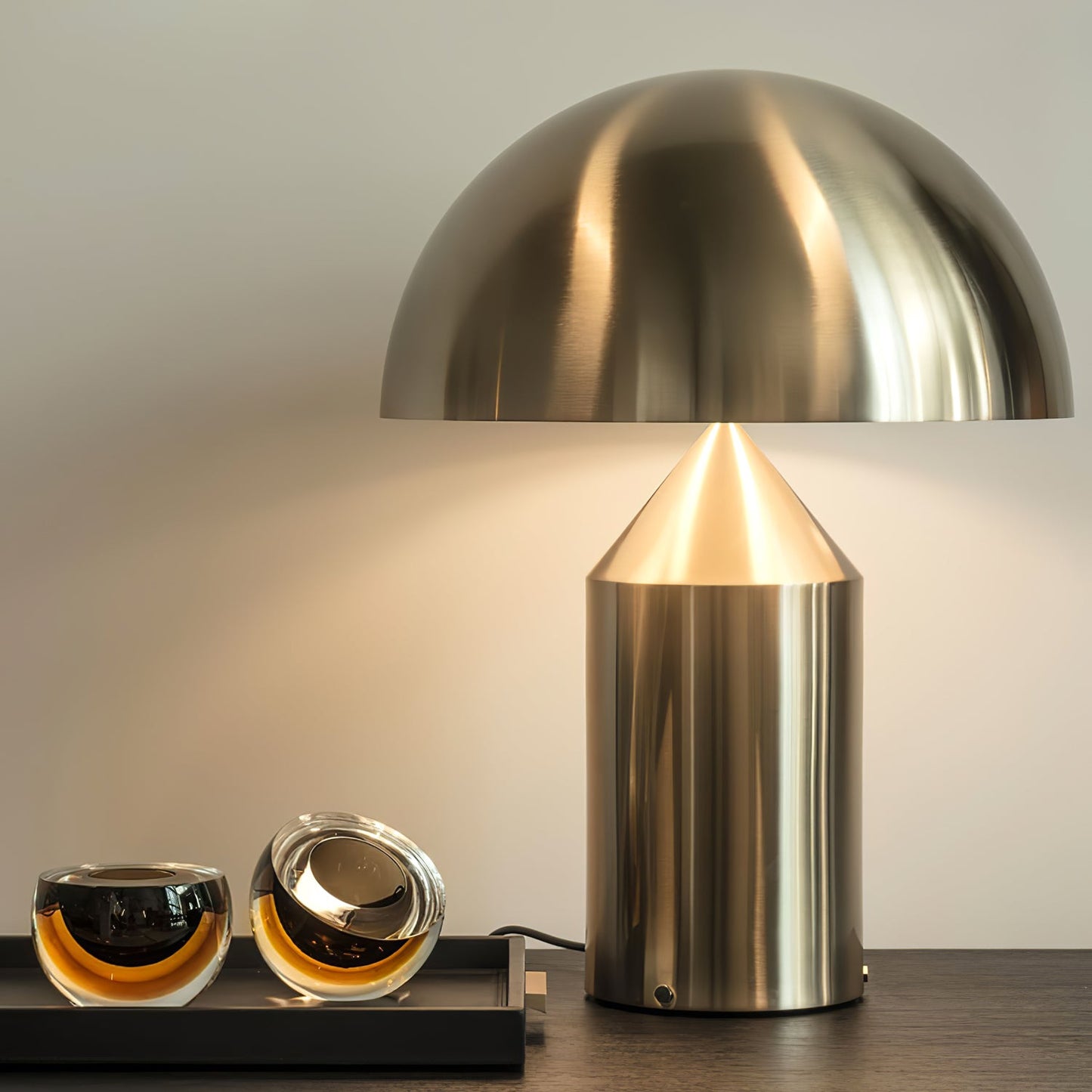 Calix | Metal Table Lamp Ambient Indoor Lighting for Nightstand Desk