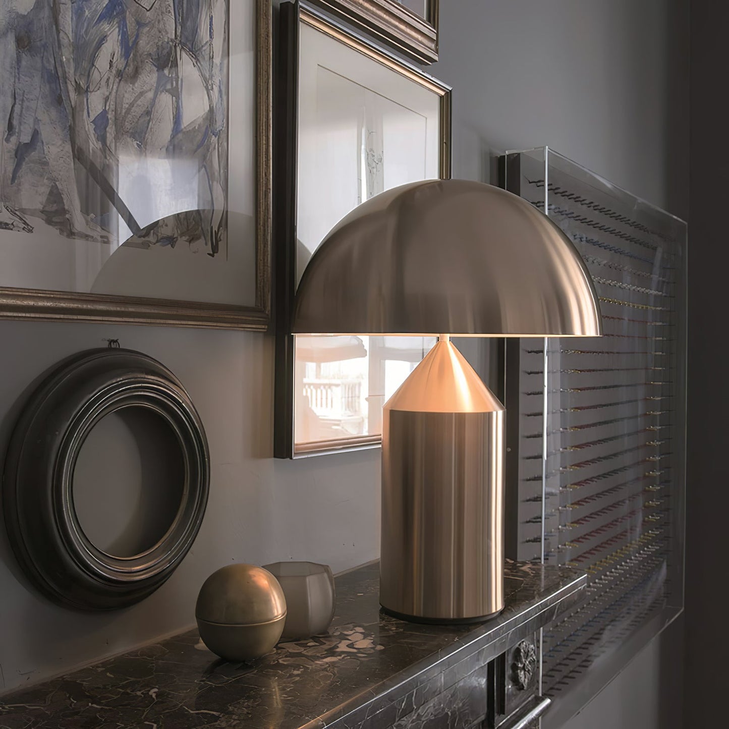 Calix | Metal Table Lamp Ambient Indoor Lighting for Nightstand Desk