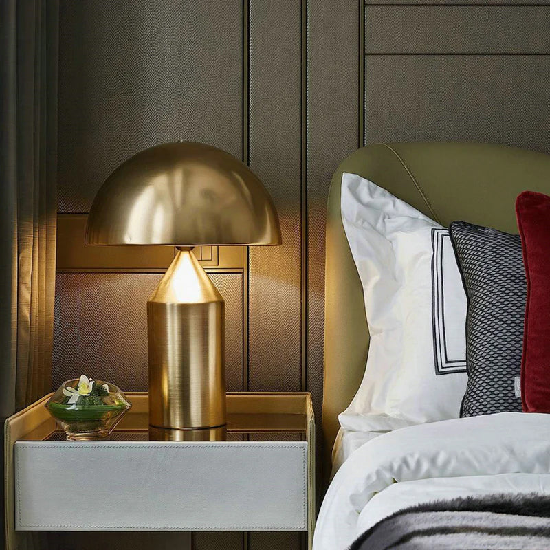 Calix | Metal Table Lamp Ambient Indoor Lighting for Nightstand Desk