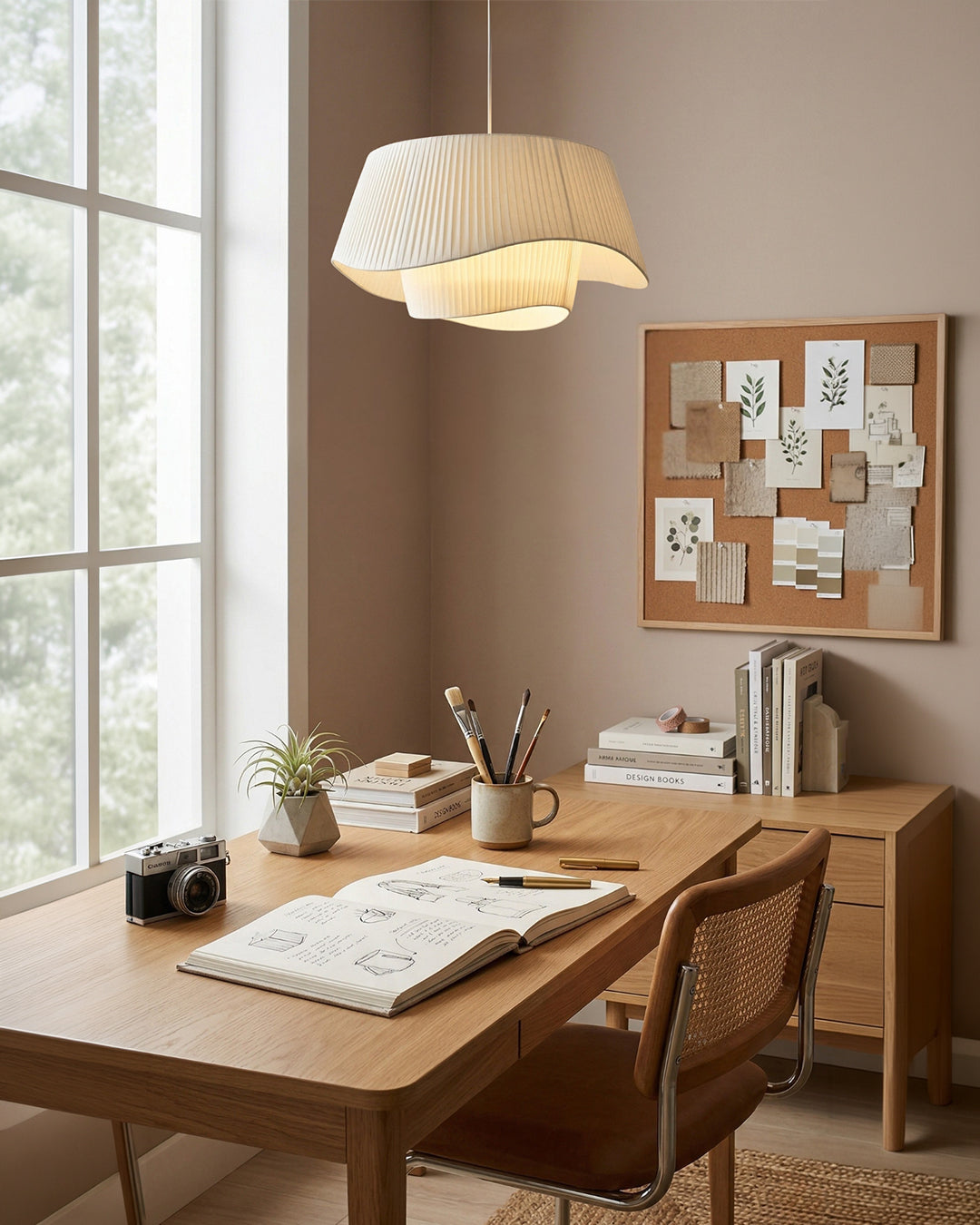 Genevieve | Minimalist LED Pendant Light for Living Room and Entryway