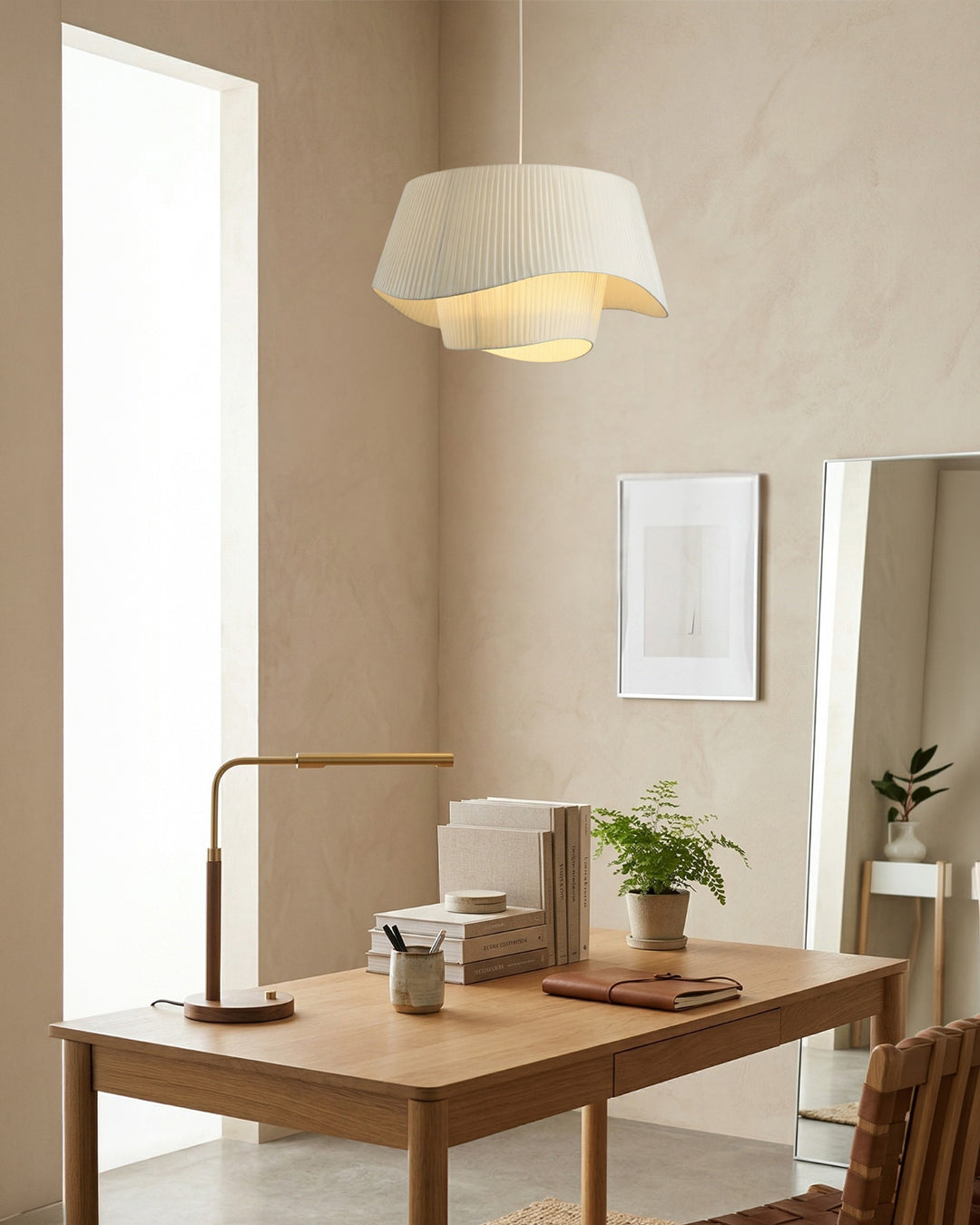 Genevieve | Minimalist LED Pendant Light for Living Room and Entryway