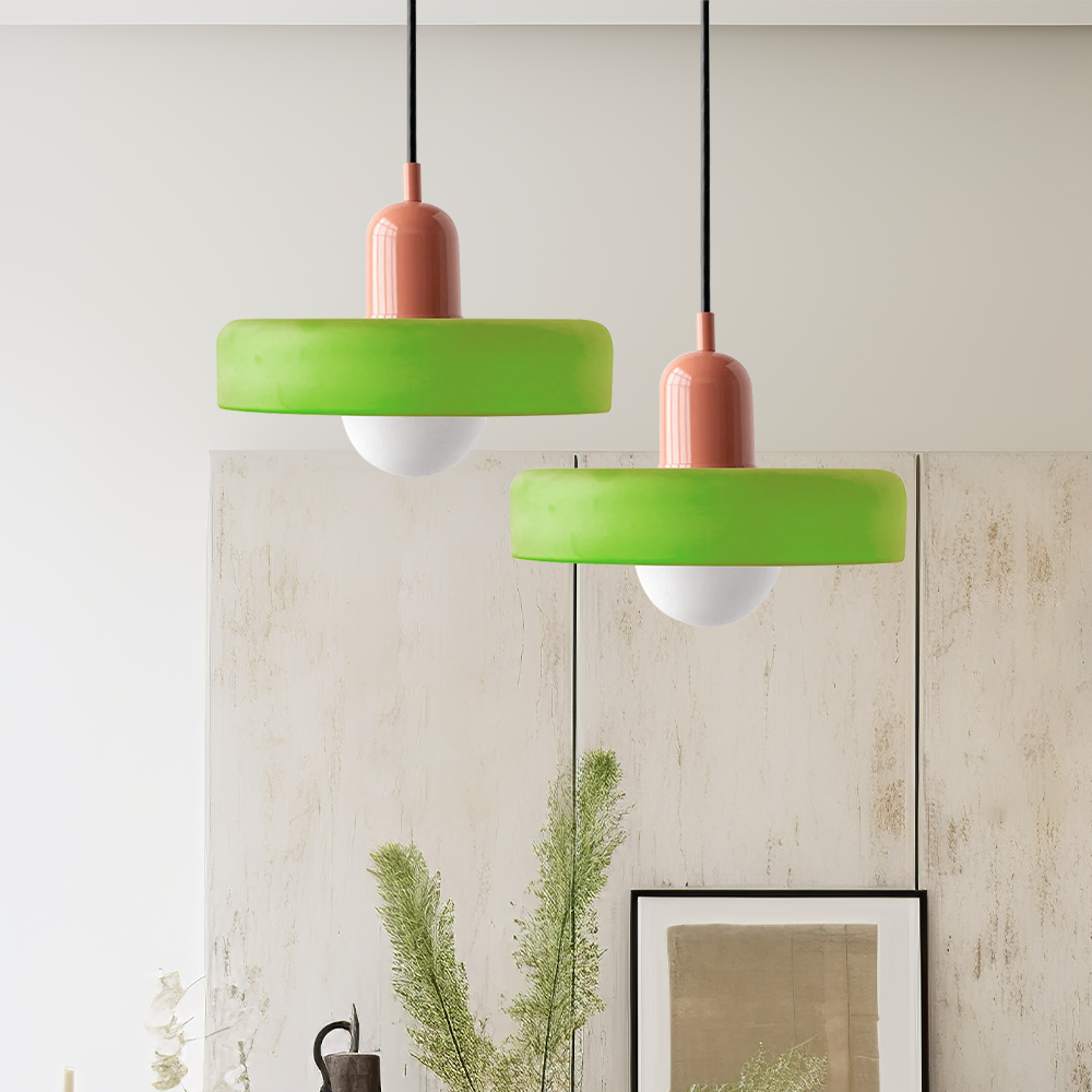 Luna | Retro Glass Pendant Lights, Living Room