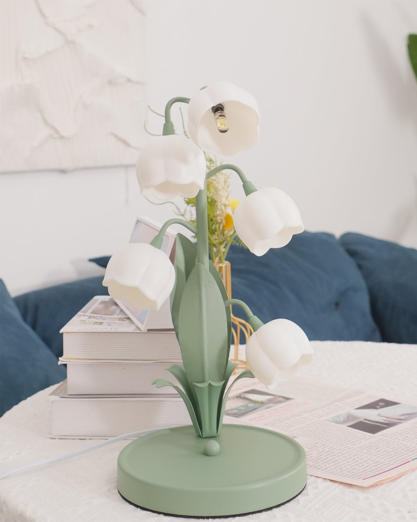 Twinkla | Contemporary Floral Orchid Accent Light for  Bedroom