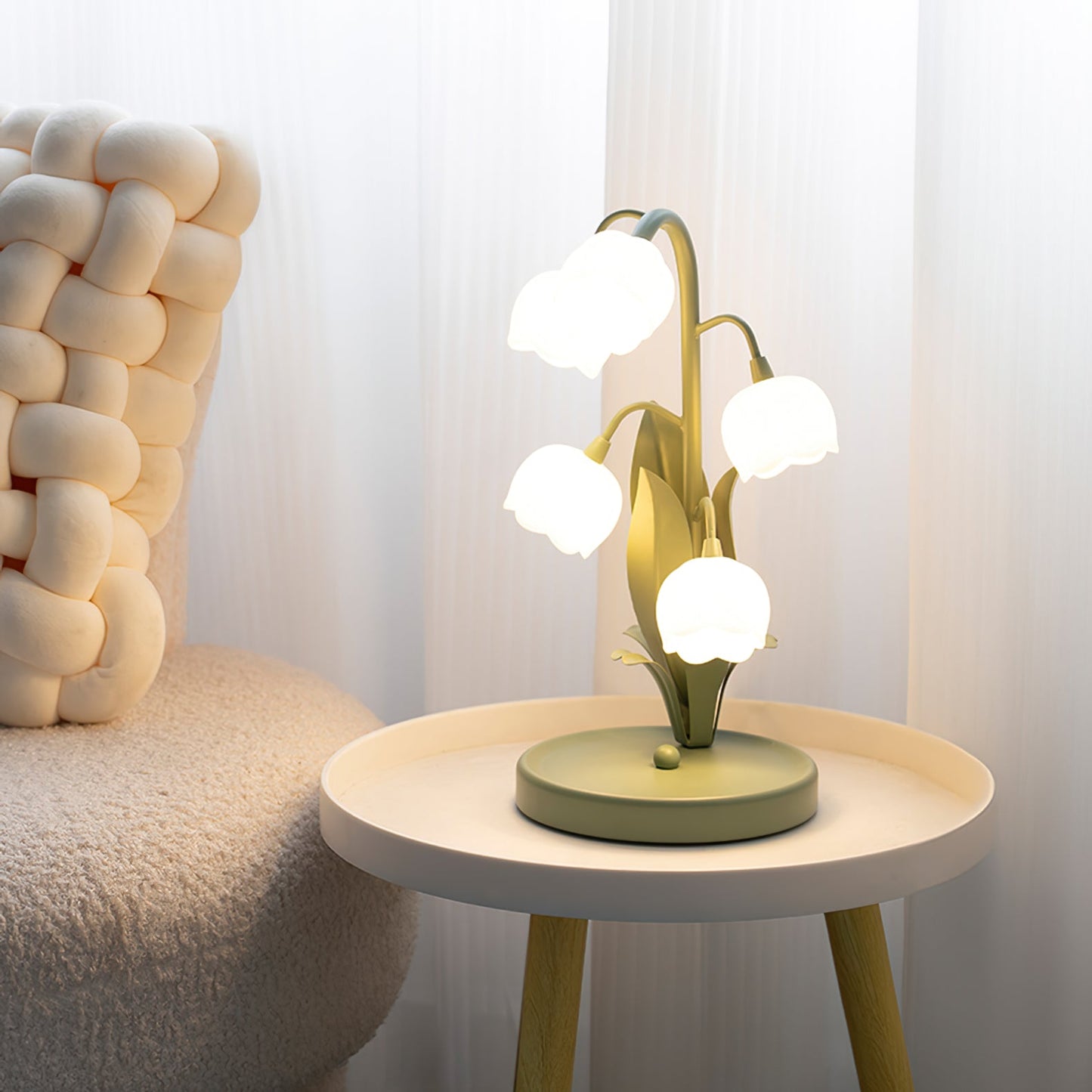 Twinkla | Contemporary Floral Orchid Accent Light for  Bedroom