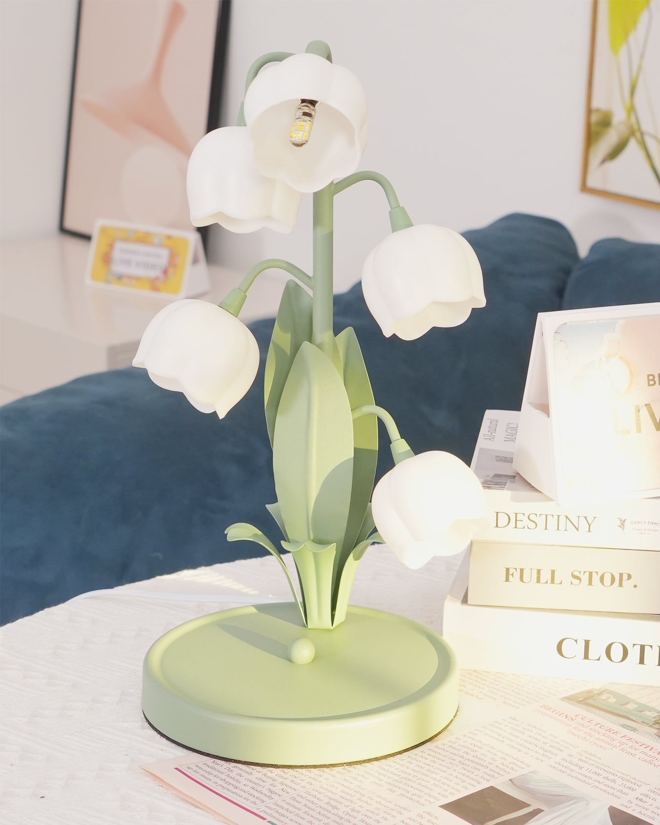 Twinkla | Contemporary Floral Orchid Accent Light for  Bedroom