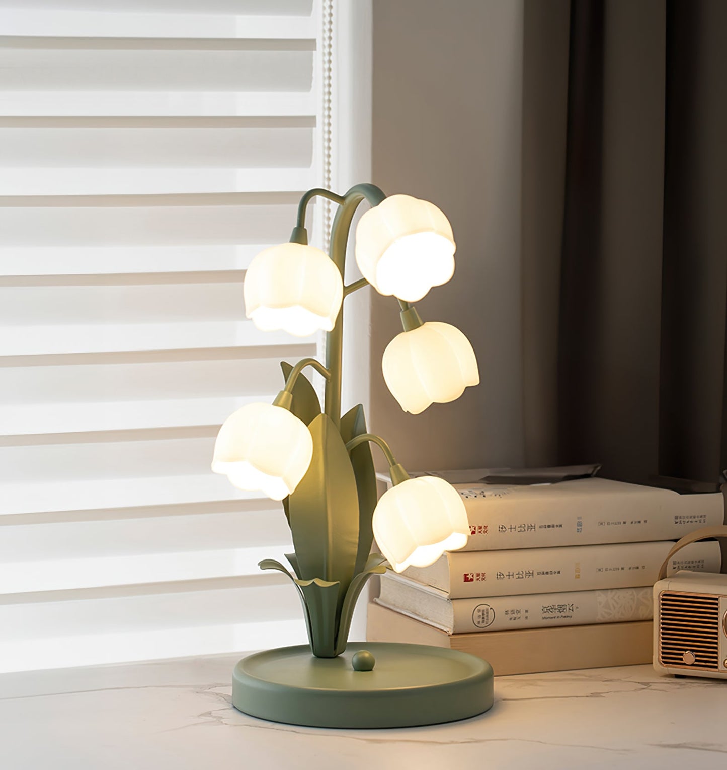 Twinkla | Contemporary Floral Orchid Accent Light for  Bedroom