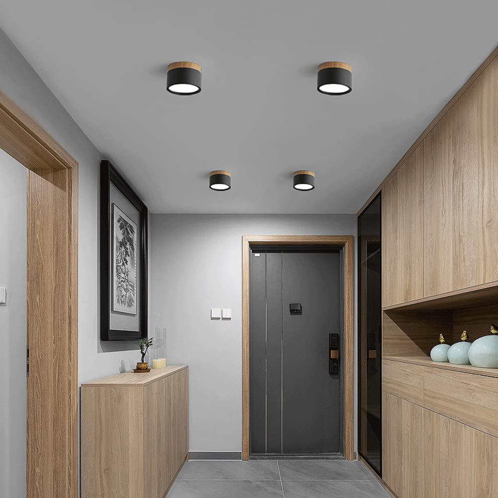Noor | Flush Ceiling Lights, Cylinder