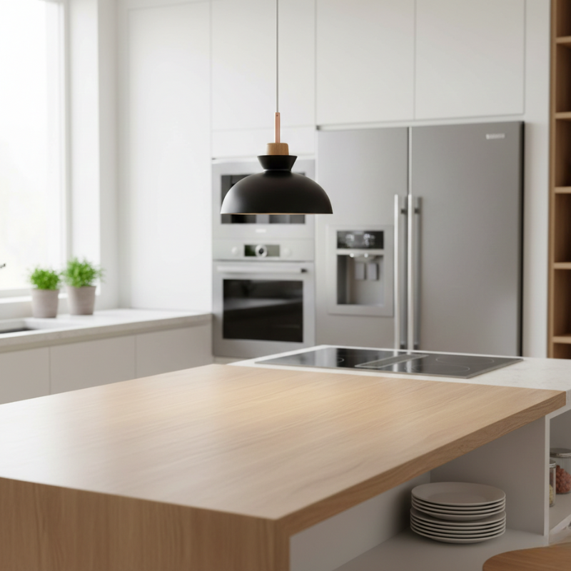 Renzo | Adjustable Dome Kitchen Dimmable Pendant Light
