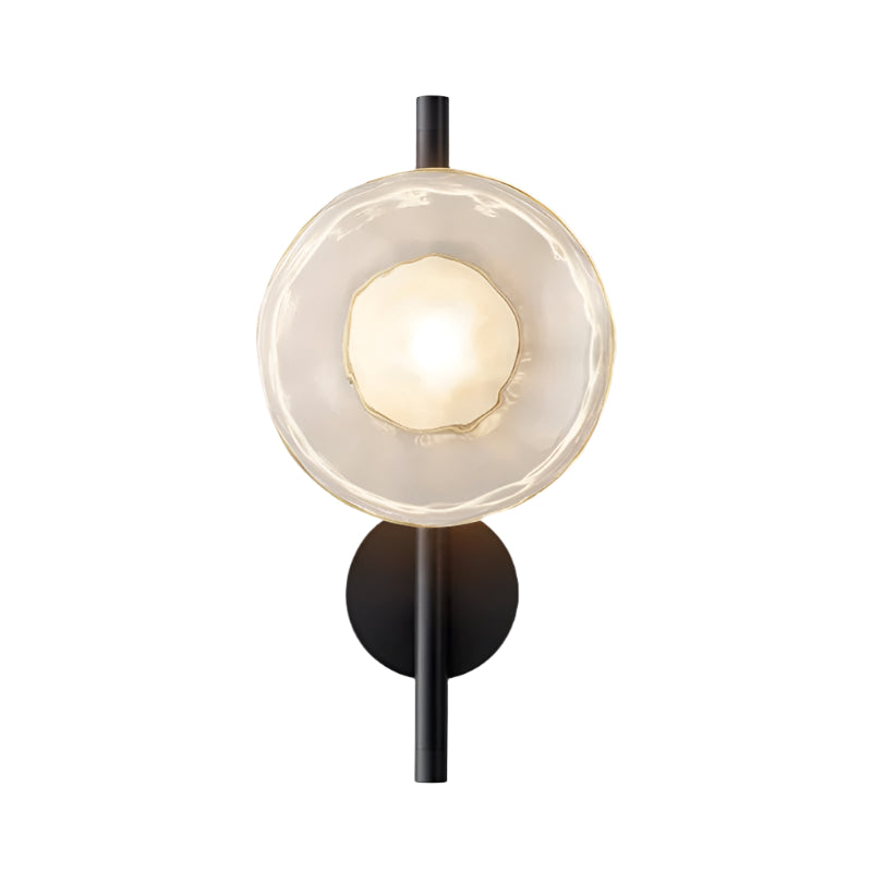 Zeno | Round Ceto Glass Wall Light