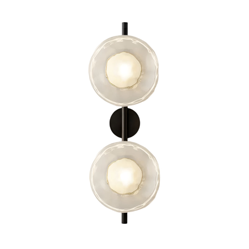Zeno | Round Ceto Glass Wall Light