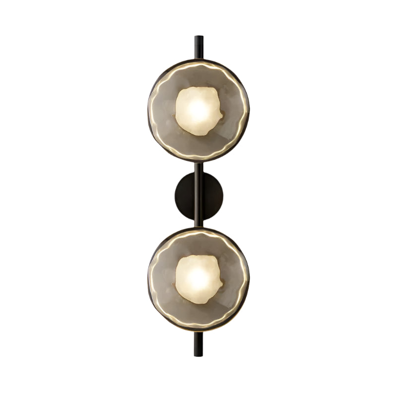 Zeno | Round Ceto Glass Wall Light