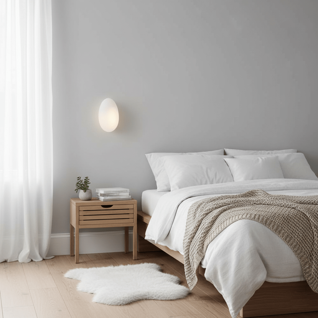 Asher | Wall Lamp Bubble Glass Light for Hallway or Office