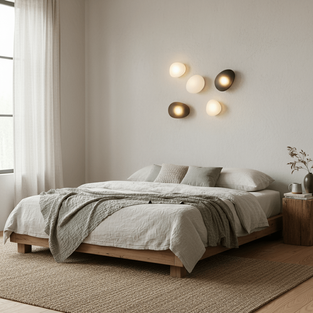 Asher | Wall Lamp Bubble Glass Light for Hallway or Office