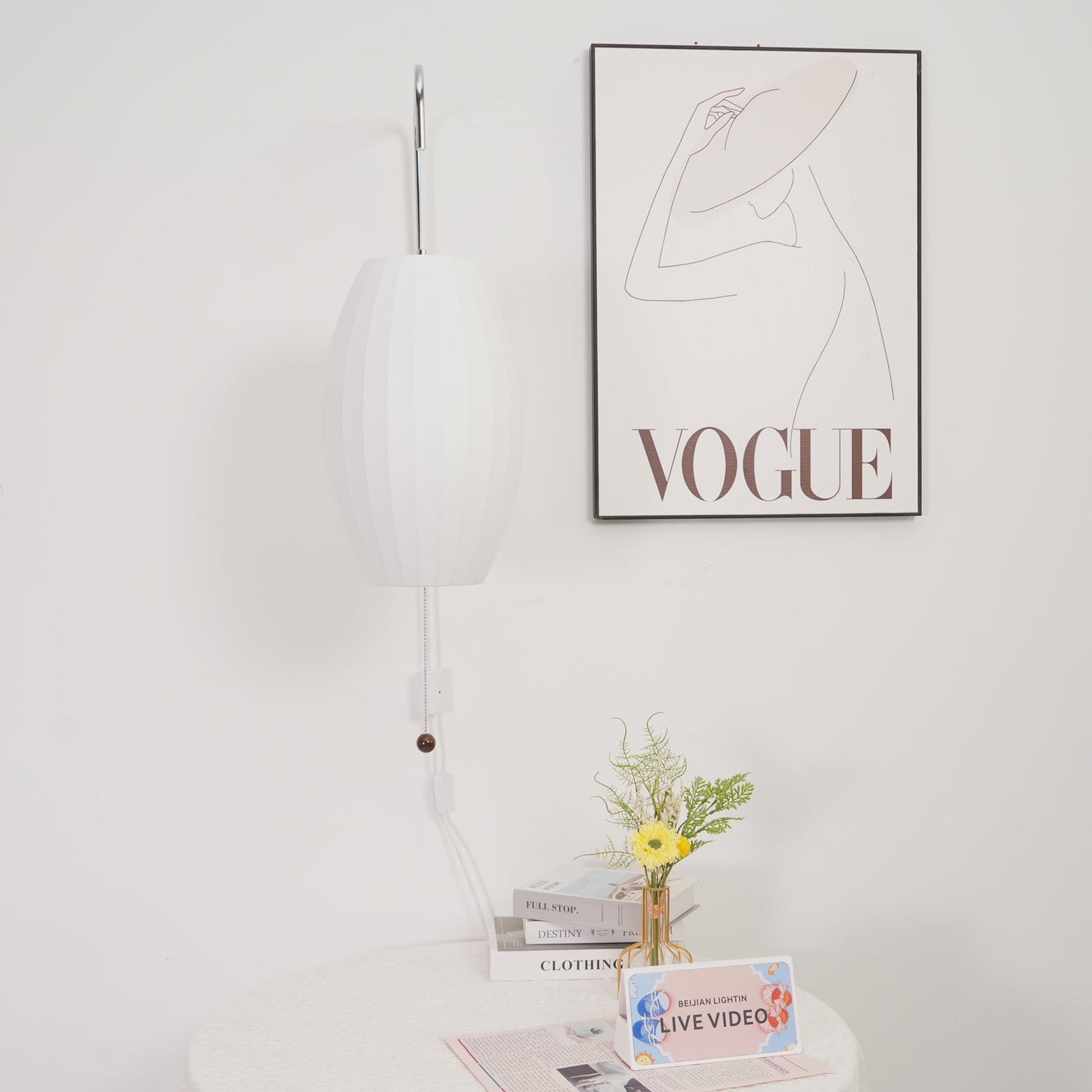 Viora | Minimalist Rice Paper Wall Lamp Ambient Wall Lighting