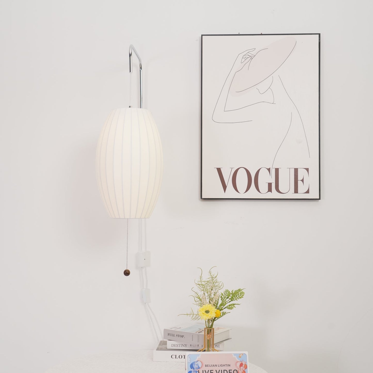 Viora | Minimalist Rice Paper Wall Lamp Ambient Wall Lighting