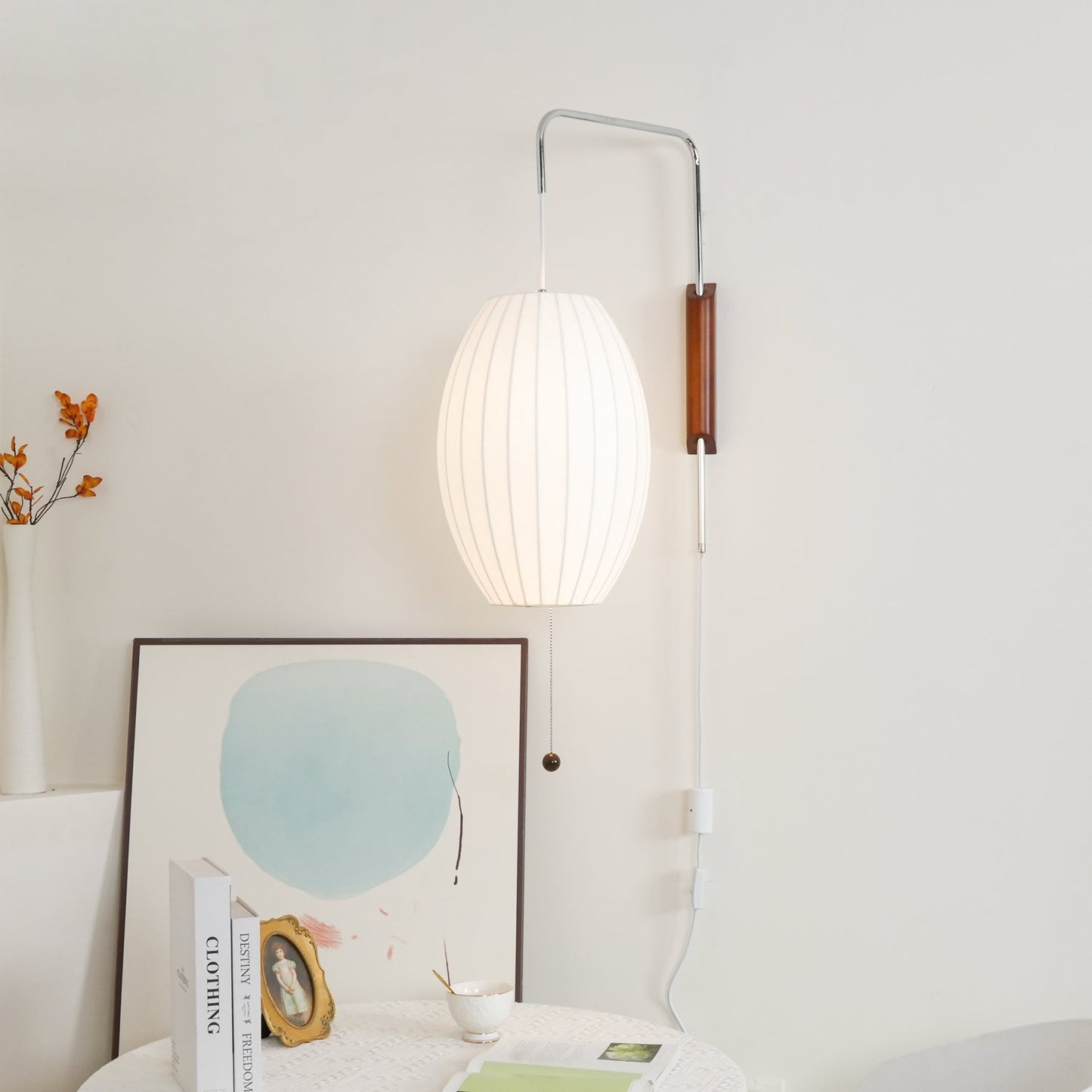Viora | Minimalist Rice Paper Wall Lamp Ambient Wall Lighting