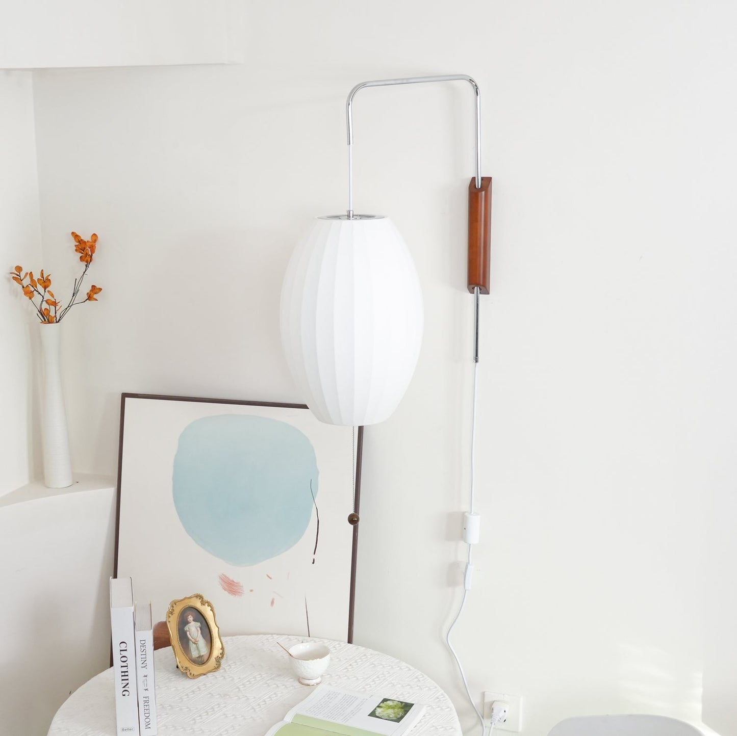 Viora | Minimalist Rice Paper Wall Lamp Ambient Wall Lighting