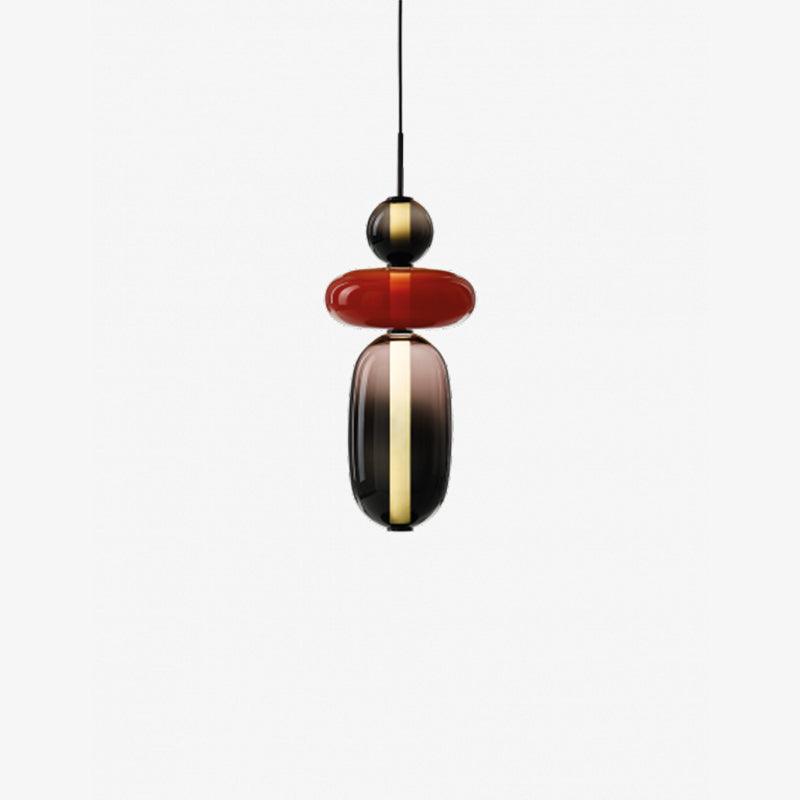 Mara | Colored Glass Pendant Lamp Bedroom Entryway Hanging