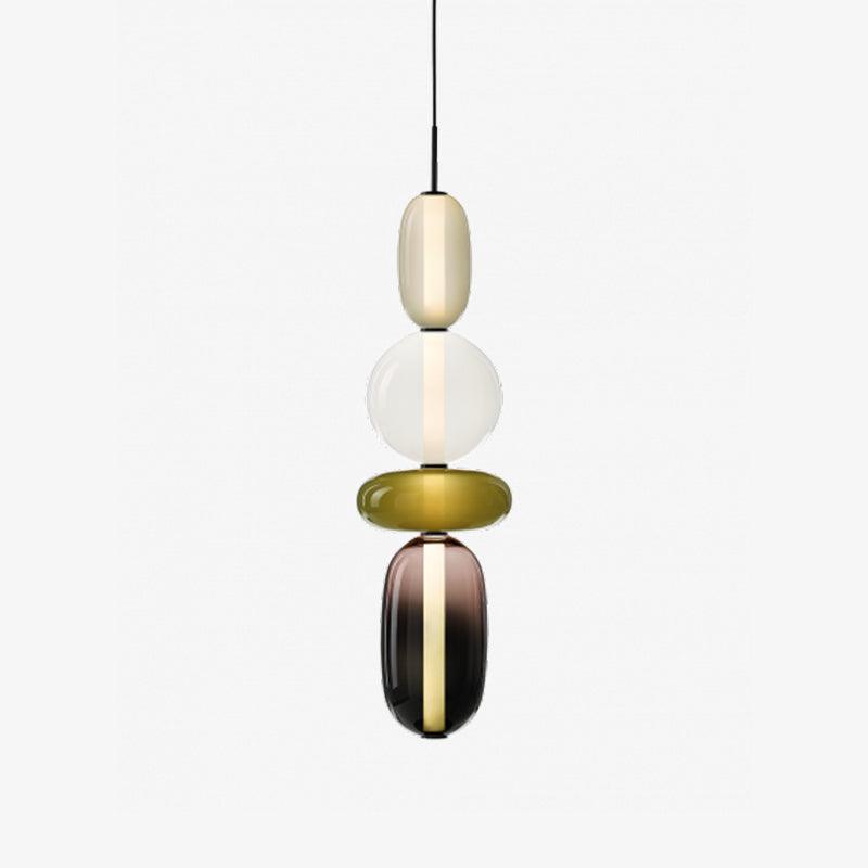 Mara | Colored Glass Pendant Lamp Bedroom Entryway Hanging