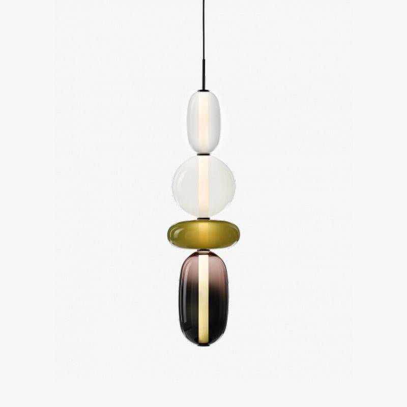 Mara | Colored Glass Pendant Lamp Bedroom Entryway Hanging