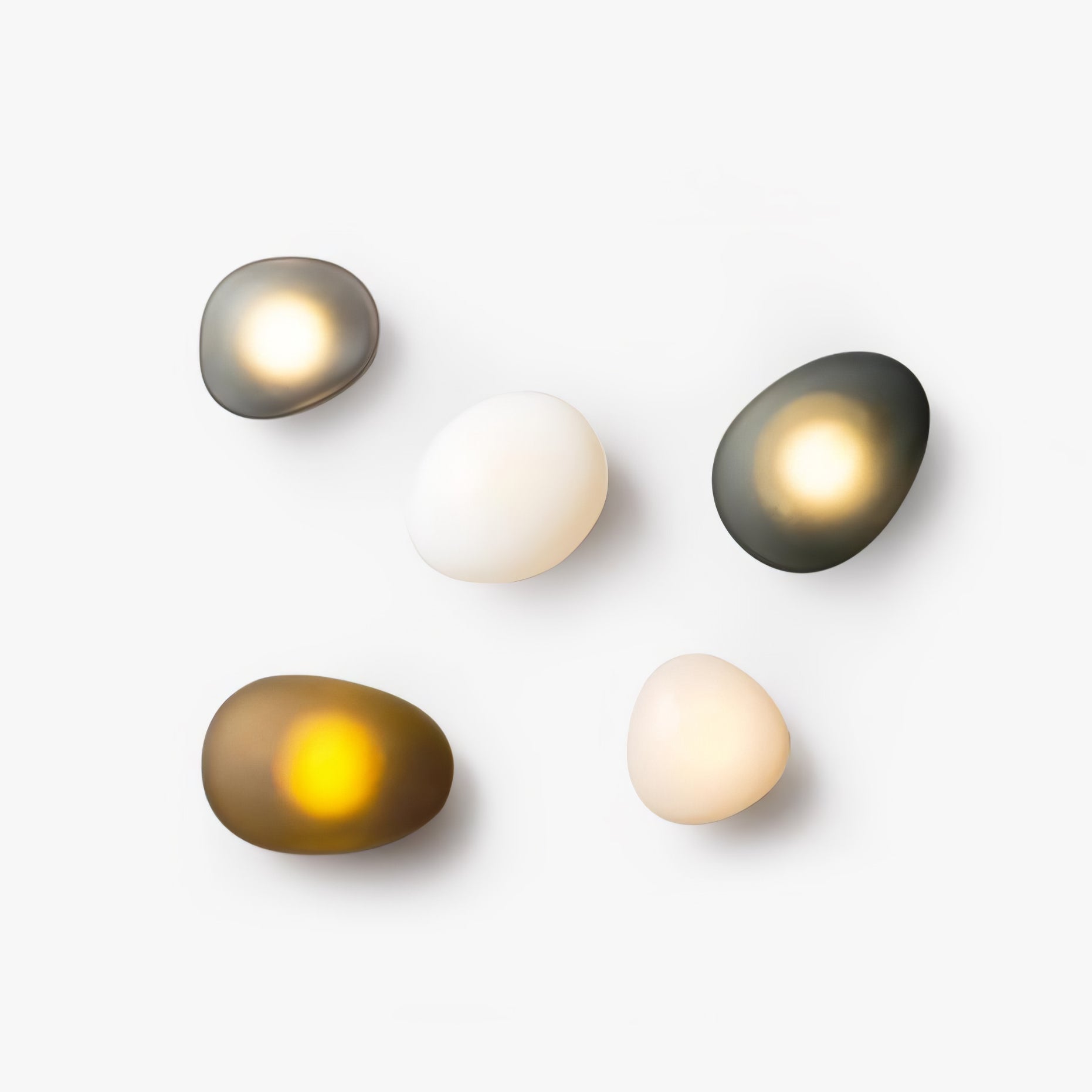 Asher | Wall Lamp Bubble Glass Light for Hallway or Office