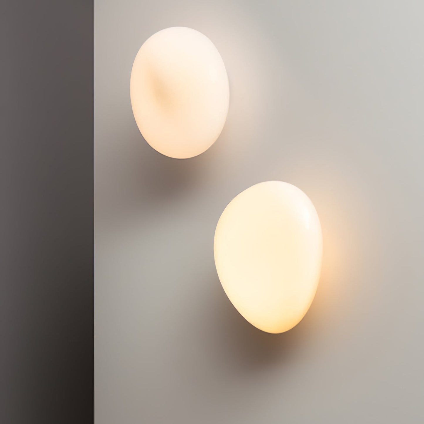 Asher | Wall Lamp Bubble Glass Light for Hallway or Office