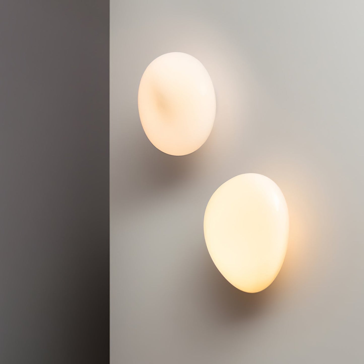 Asher | Wall Lamp Bubble Glass Light for Hallway or Office