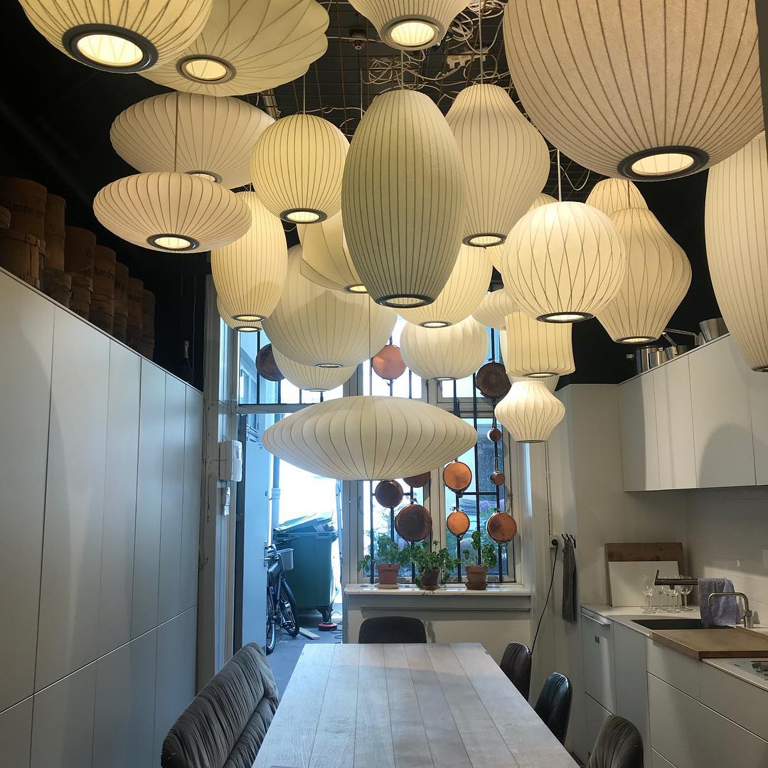 Nyla | Modern Glass Glow Pendant Light Living Room