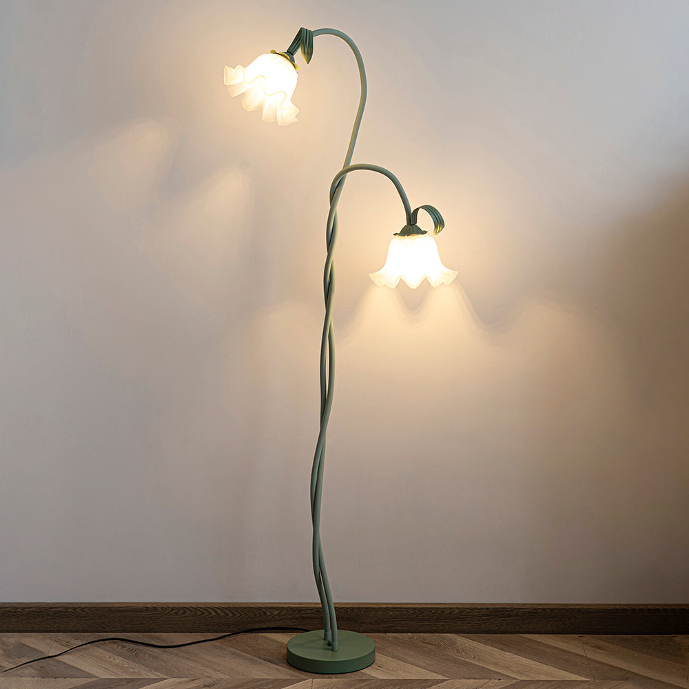 Flower | Floor Lamp Metal Body, Living Room