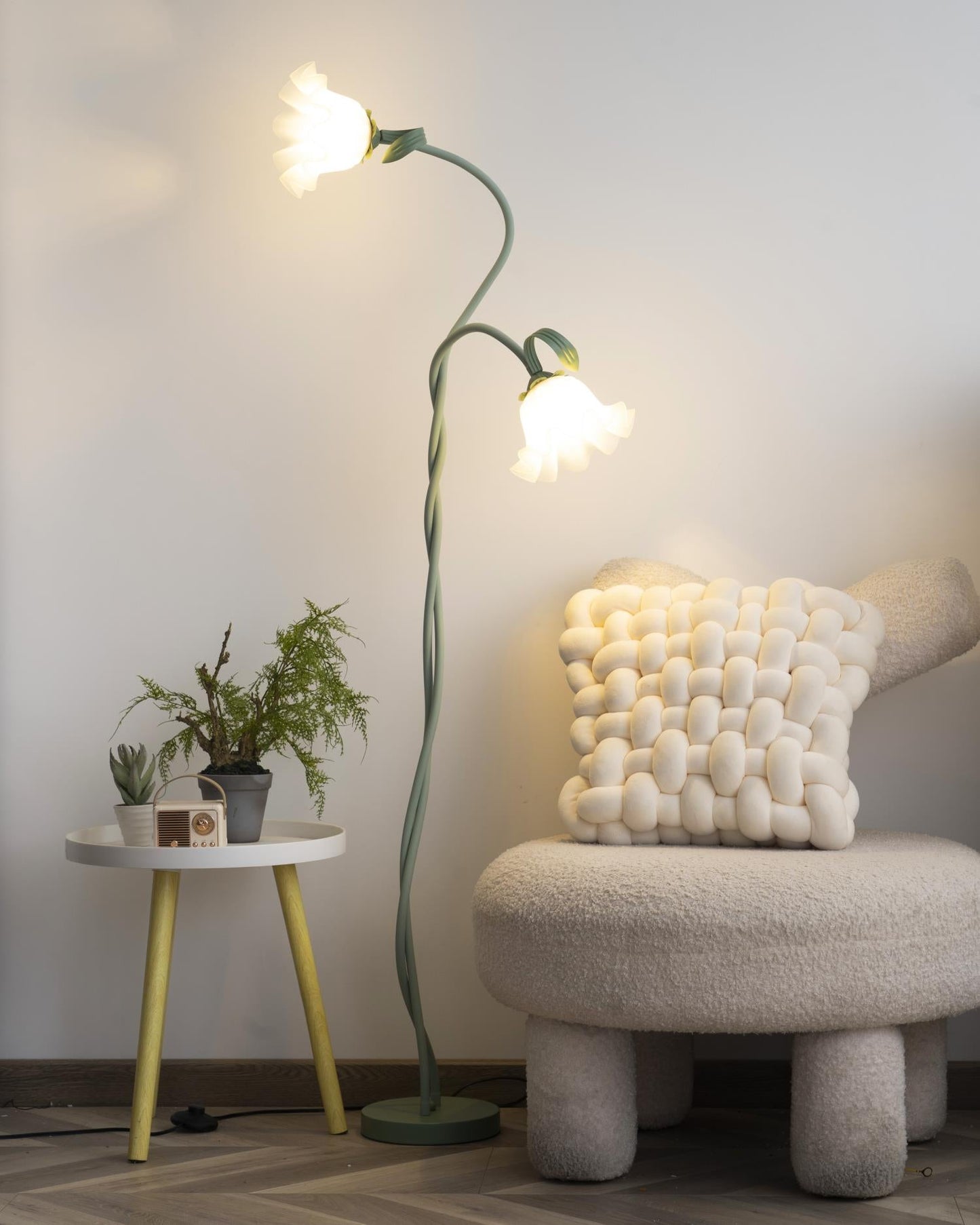 Flower | Floor Lamp Metal Body, Living Room