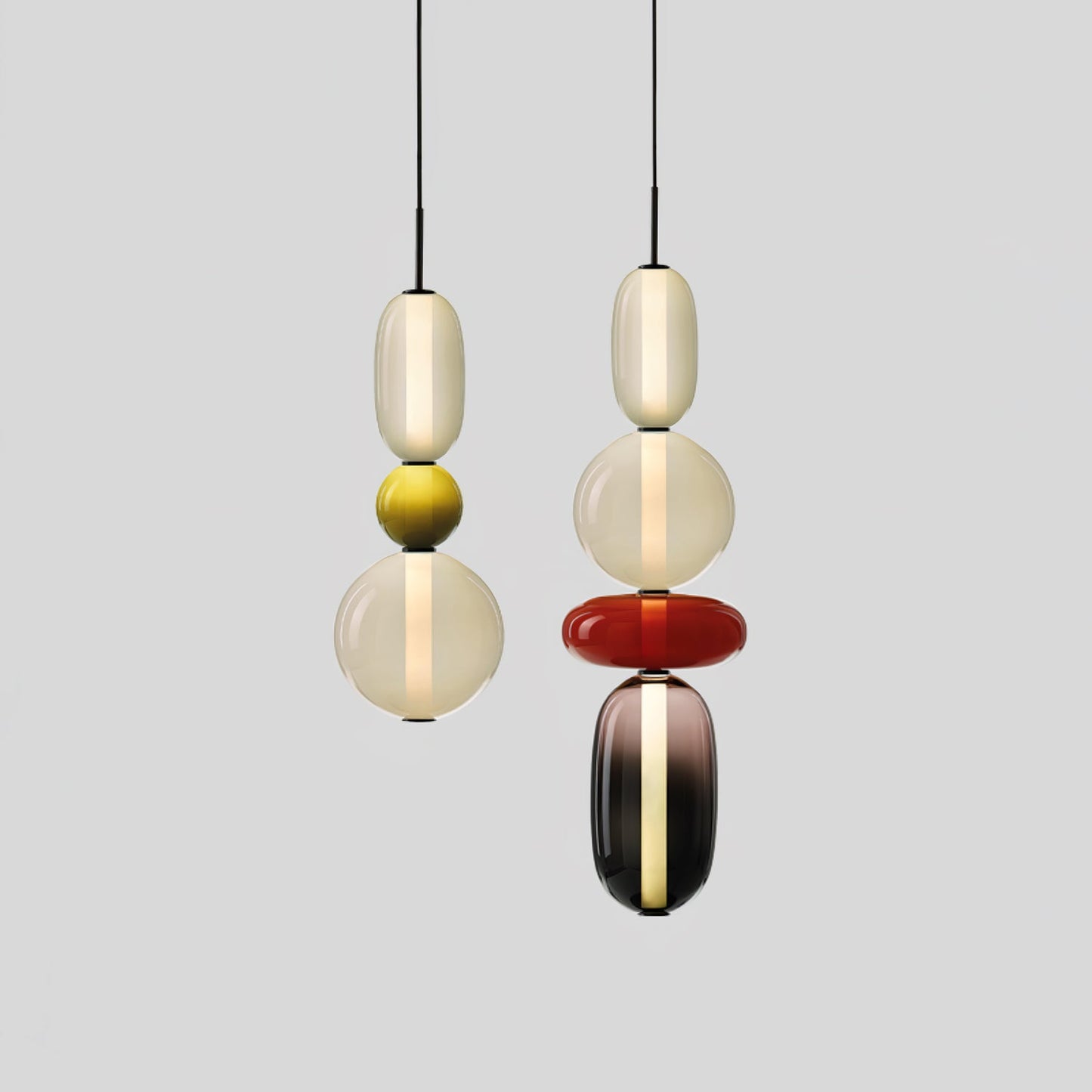 Mara | Colored Glass Pendant Lamp Bedroom Entryway Hanging