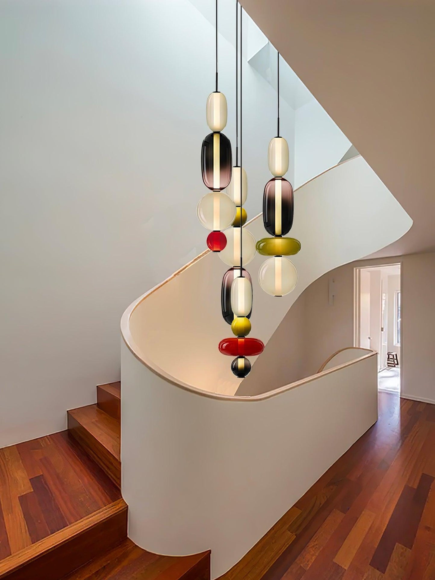 Mara | Colored Glass Pendant Lamp Bedroom Entryway Hanging