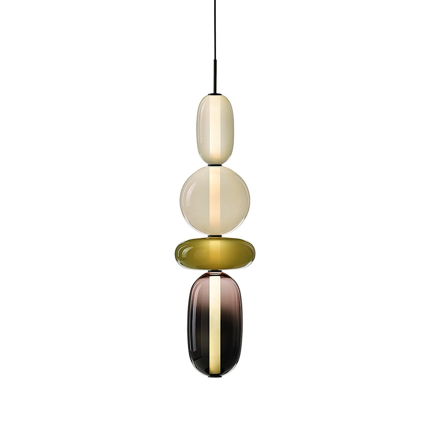 Mara | Colored Glass Pendant Lamp Bedroom Entryway Hanging