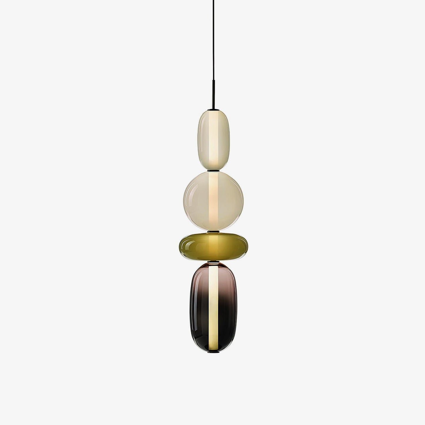 Mara | Colored Glass Pendant Lamp Bedroom Entryway Hanging