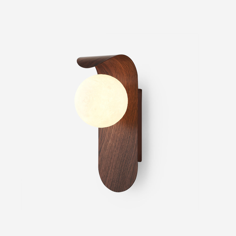 Woody | Modern Wall Lamp, D 5.1″ x W 3.9″ x H 9.8″
