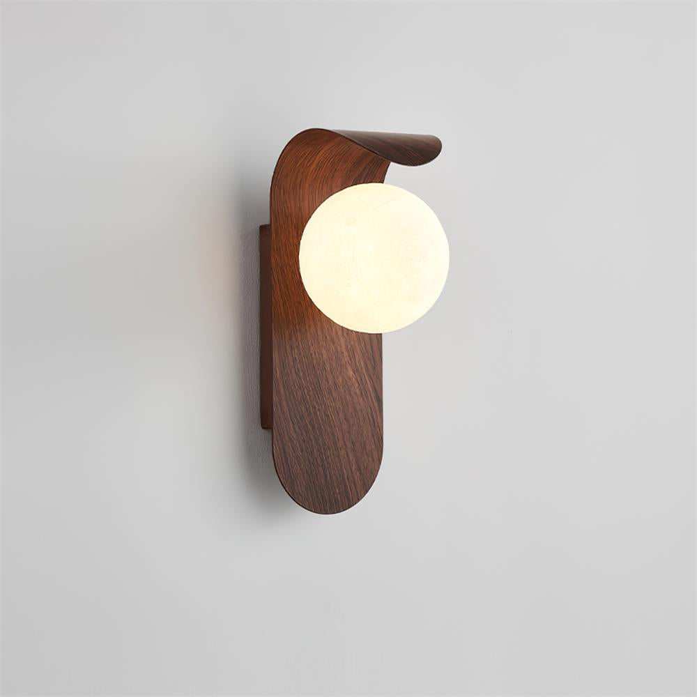Woody | Modern Wall Lamp, D 5.1″ x W 3.9″ x H 9.8″