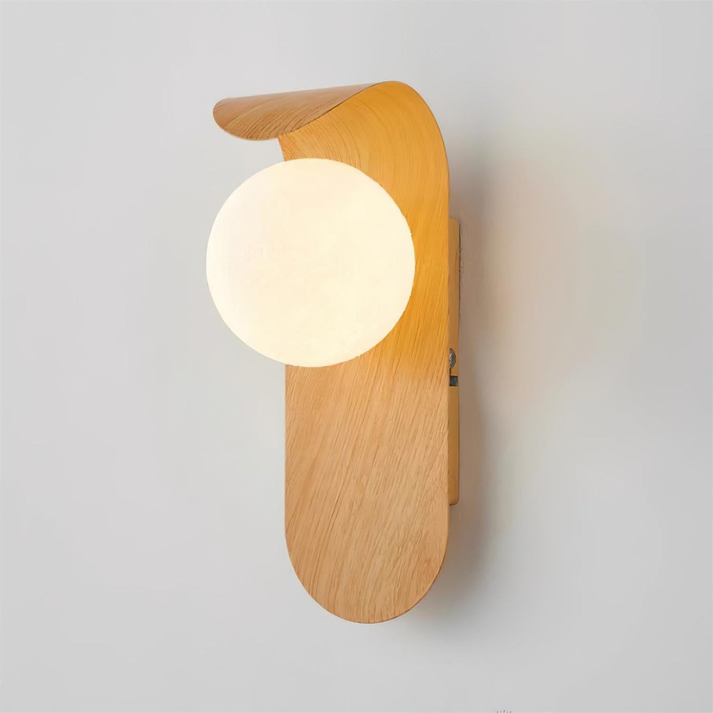 Woody | Modern Wall Lamp, D 5.1″ x W 3.9″ x H 9.8″
