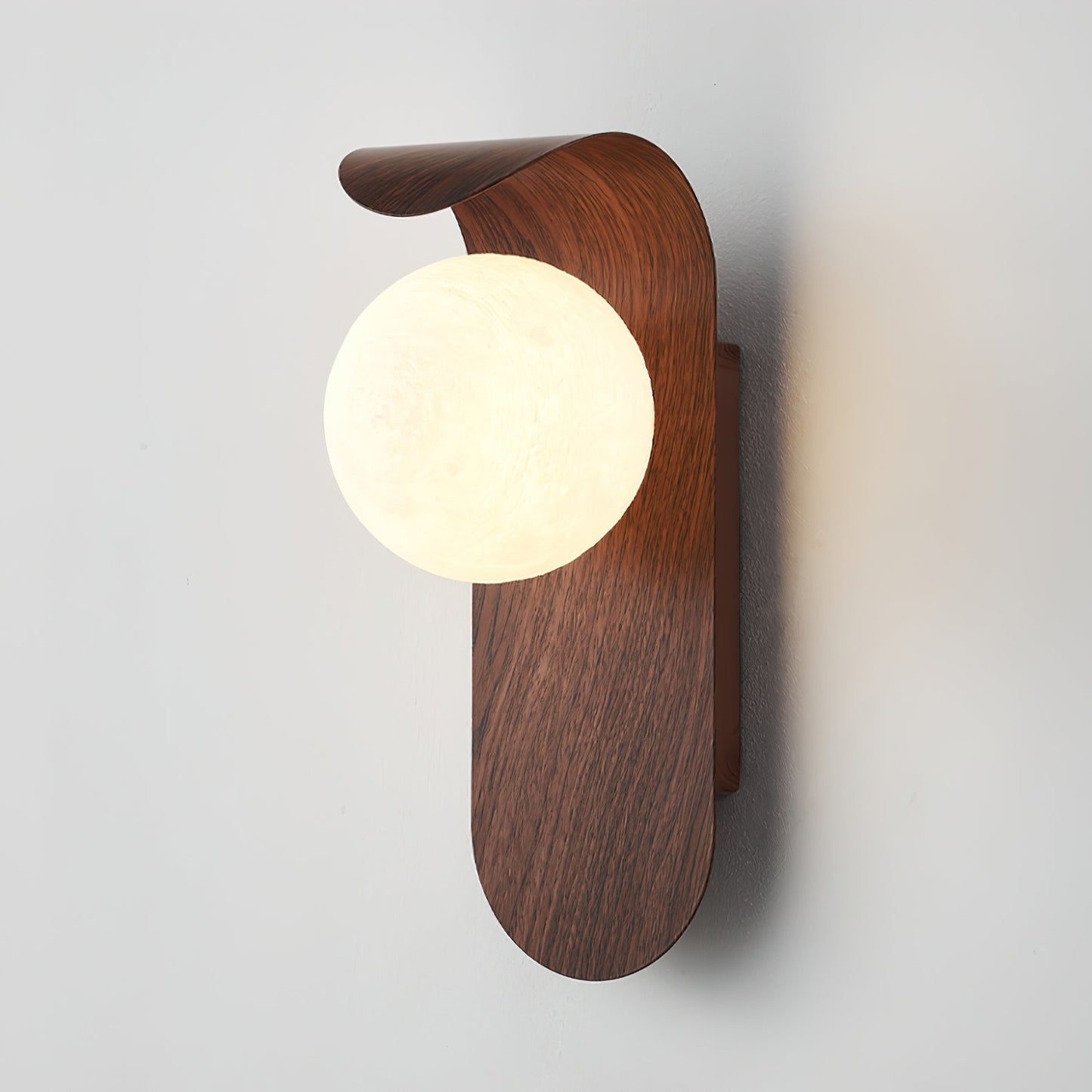 Woody | Modern Wall Lamp, D 5.1″ x W 3.9″ x H 9.8″