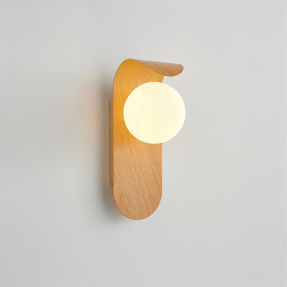 Woody | Modern Wall Lamp, D 5.1″ x W 3.9″ x H 9.8″