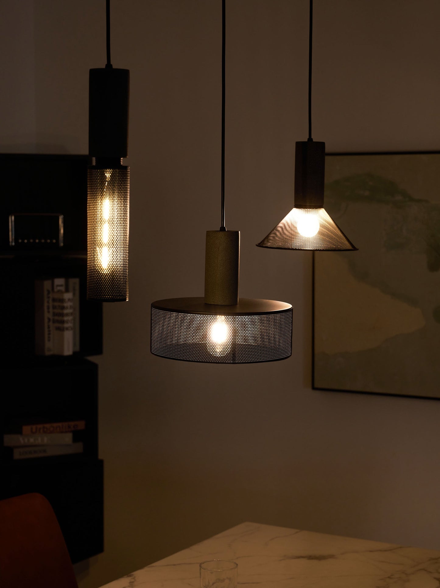 Luxara | Cement Cylinder Pendant for Modern Home Lighting Fixture