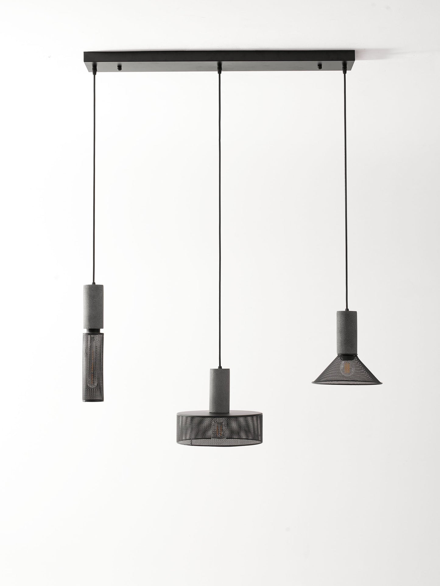 Luxara | Cement Cylinder Pendant for Modern Home Lighting Fixture