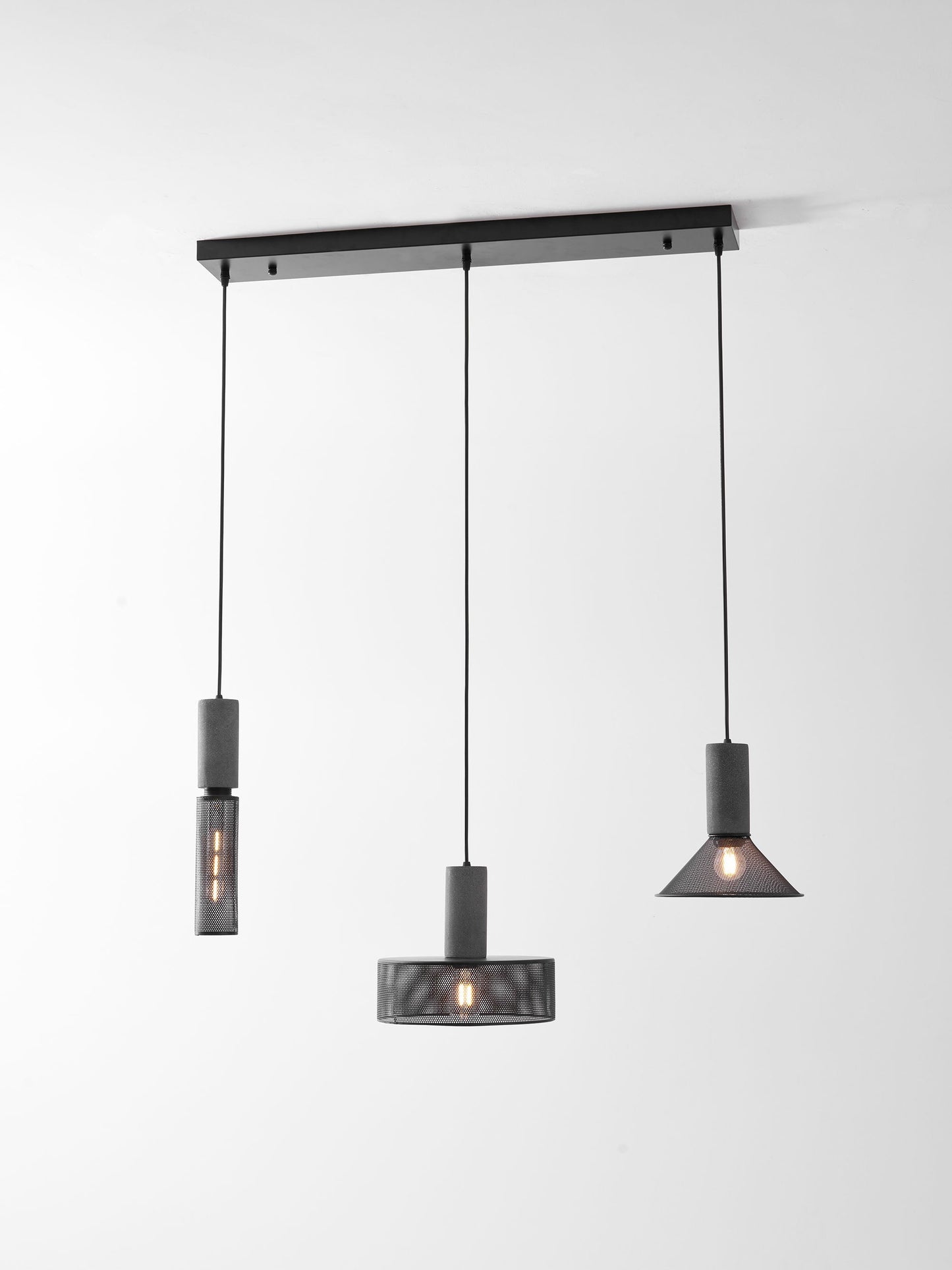 Luxara | Cement Cylinder Pendant for Modern Home Lighting Fixture