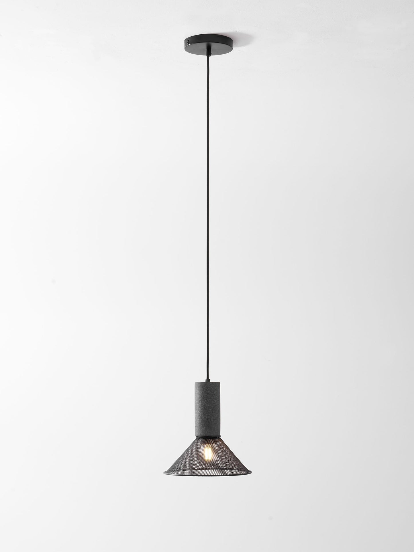 Luxara | Cement Cylinder Pendant for Modern Home Lighting Fixture