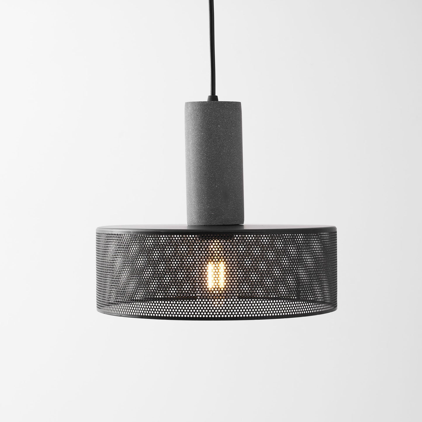 Luxara | Cement Cylinder Pendant for Modern Home Lighting Fixture